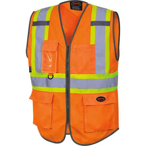 [SHH994] 6958 Zipper Front Safety Vest (SHH994)