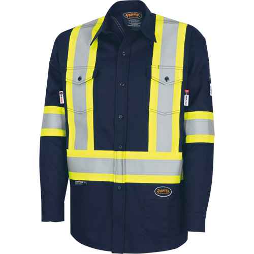 [SHI043] 7742SF FR-TECH® High-Visibility 88/12 Arc-Rated Safety Shirt (SHI043)