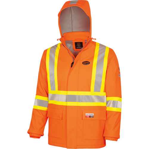 [SHI113] 5884 Manteau imperméable ignifuge et résistant aux arcs électriques avec capuchon Flash-Gard(MD) (SHI113)