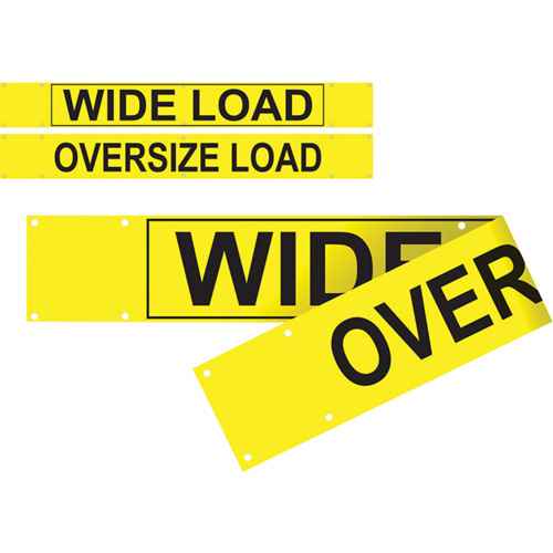 [SHK190] Double Sided Wide Load/Oversized Load Banner (SHK190)