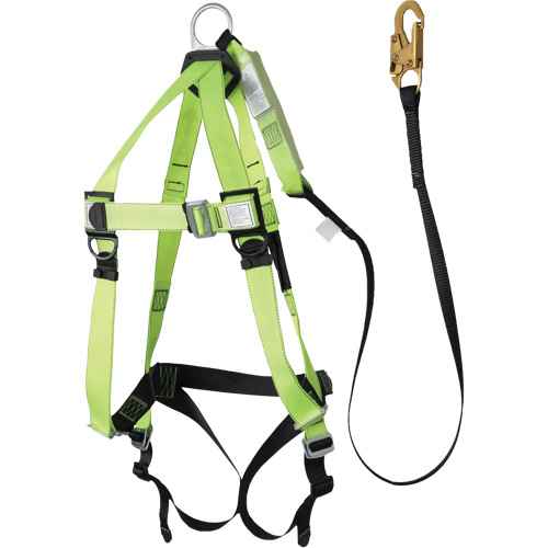 [SHK858] FBH-10000A5440-4 Harnais & longe classe A de 4' avec capacité de 220 lb (SHK858)