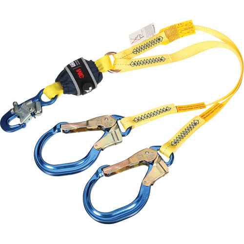 [SHK990] Longe d'ancrage double à amortisseur de choc en sangle (SHK990)