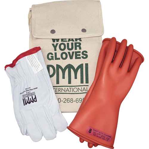 [SHL487] Ensemble de gants isolants en caoutchouc pour l'électricité (SHL487)