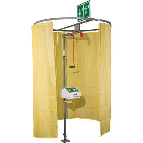 [SHL796] Pipe Mounted Safety Shower Modesty Curtain (SHL796)