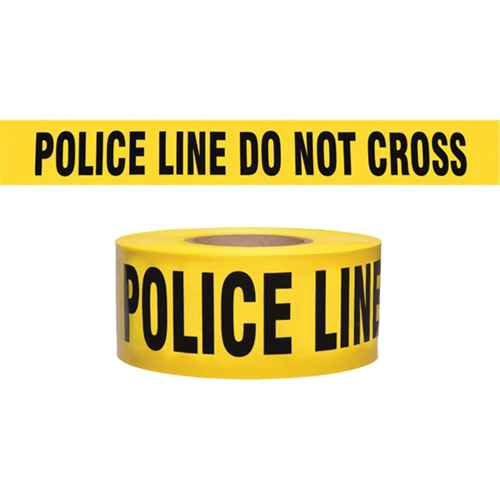 [SHL852] "Police Line Do Not Cross" Contractor-Grade Barricade Tape (SHL852)