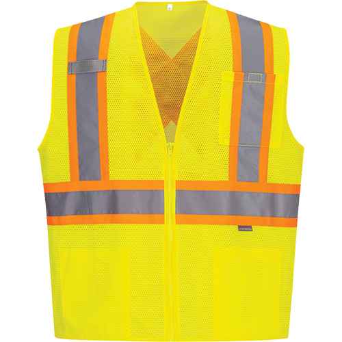 [SHM213] Contrast-Striped Safety Vest (SHM213)