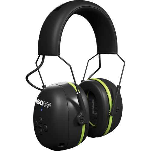 [SHM732] Black & Green Air Defender Bluetooth Earmuffs (SHM732)