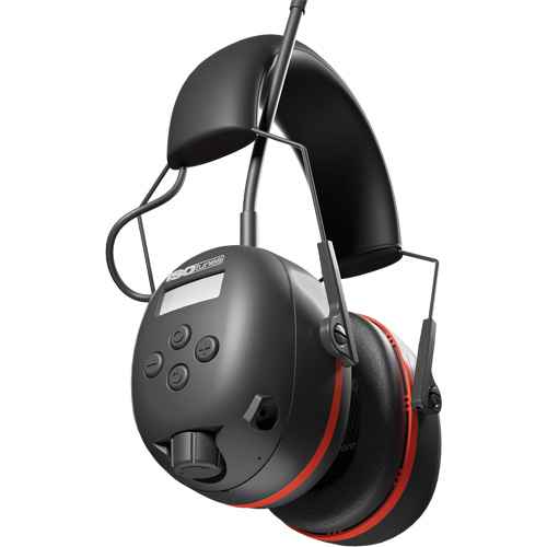 [SHM733] Écouteurs AM/ FM Air Defender noir & Rouge (SHM733)