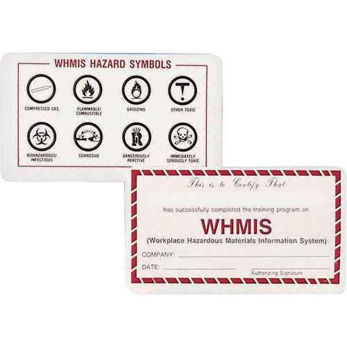 [SJ010] WHMIS Wallet Cards (SJ010)