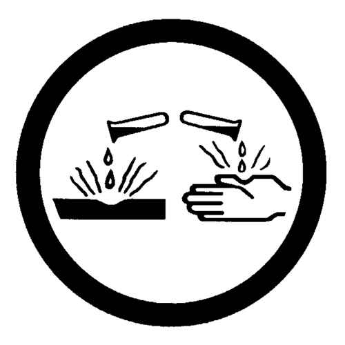 [SJ041] Pictogramme SIMDUT - Corrosif (SJ041)