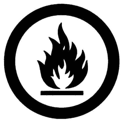 [SJ046] Pictogramme SIMDUT - Inflammable/combustible (SJ046)