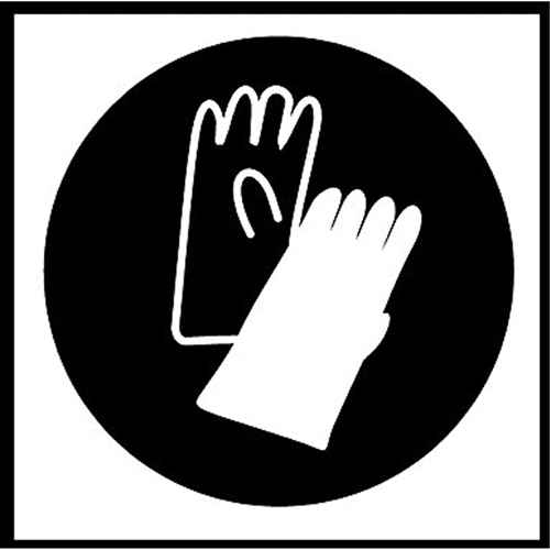 [SJ074] Étiquettes avec pictogramme Right to Know - Gants (SJ074)