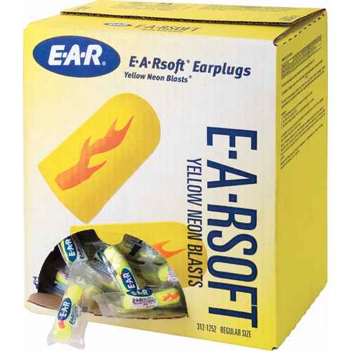 [SJ427] E-A-Rsoft Yellow Neon Blasts Earplugs (SJ427)