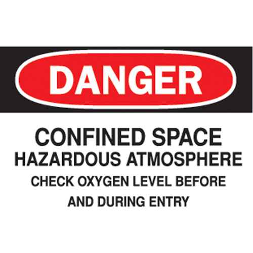 [SJ503] "Confined Space" Sign (SJ503)