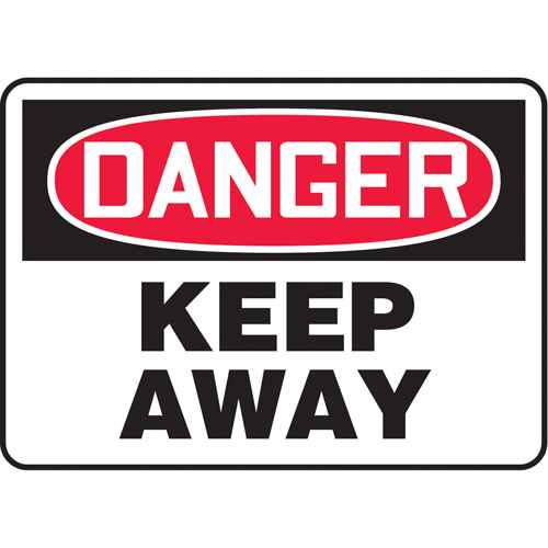 [SJ609] "Keep Away" Sign (SJ609)