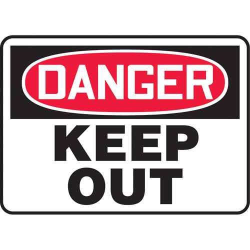 [SJ624] "Keep Away" Sign (SJ624)