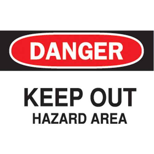 [SJ628] Enseigne « Keep Out » (SJ628)