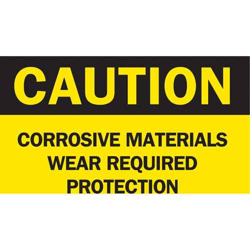 [SJ953] "Corrosive Materials" Sign (SJ953)