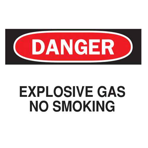 [SK221] "Explosive Gas" Sign (SK221)