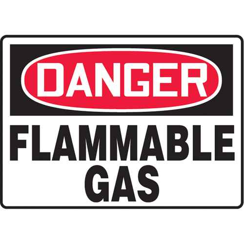[SK258] "Flammable Gas" Sign (SK258)