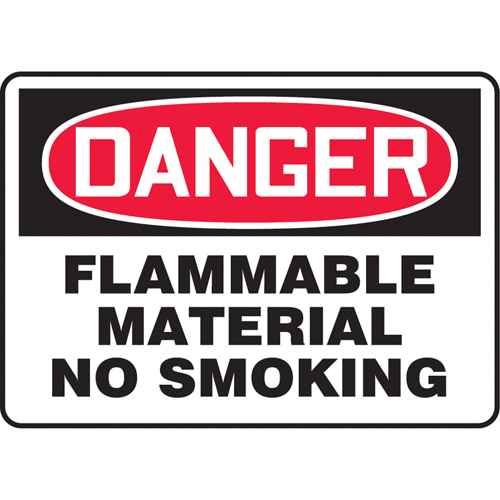 [SK281] "Flammable Material" Sign (SK281)
