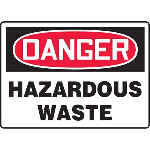 [SK371] "Hazardous Waste" Sign (SK371)
