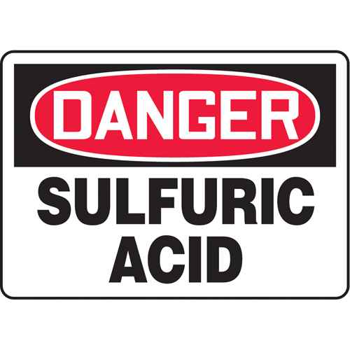 [SK497] "Sulfuric Acid" Sign (SK497)