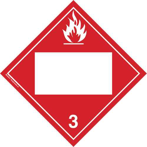 [SS055] Flammable Liquids TDG Placard (SS055)