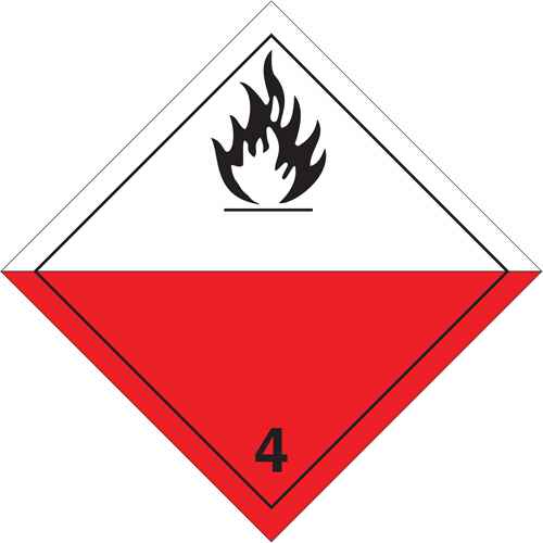 Spontaneous Combustibles TDG Placard (SS734)