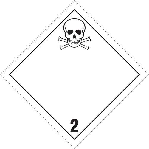 [SS764] Plaque-étiquette TMD gaz toxique (SS764)