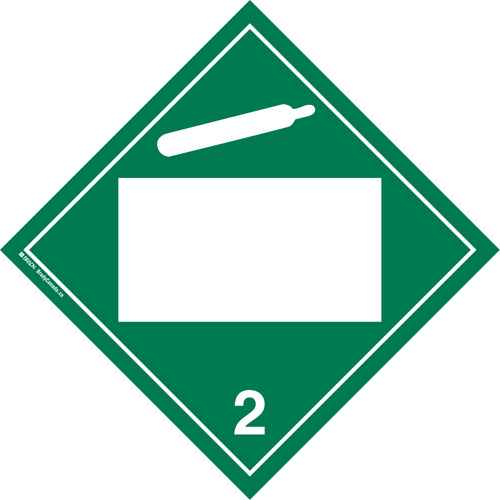 Non-Toxic Gas TDG Placard (SS807)