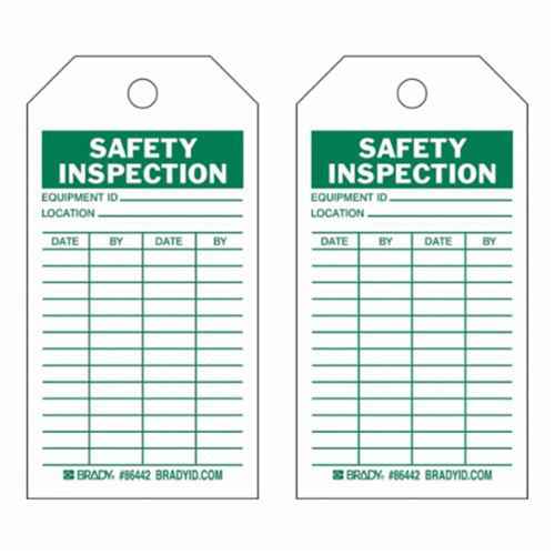 [SX355] Étiquettes d'inspection de sécurité (SX355)