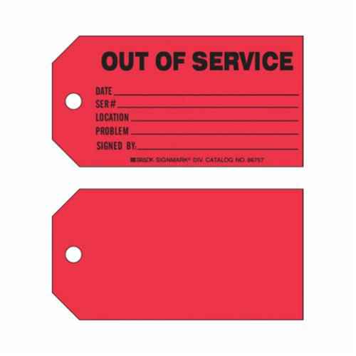 [SX369] Étiquette de production «Out Of Service» (SX369)