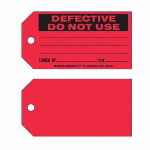 [SX373] Étiquettes «Defective Do Not Use» (SX373)
