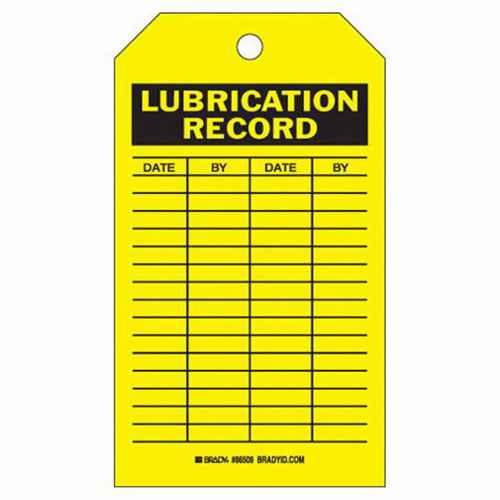 [SX424] Étiquettes registres de lubrifications (SX424)