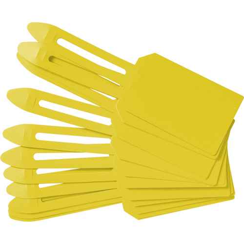 [SX862] Étiquettes de cadenassage vierges en plastique (SX862)
