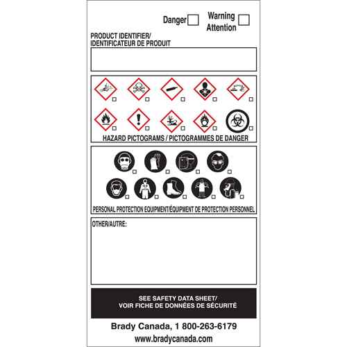 OTS WHMIS Labels (SY083)