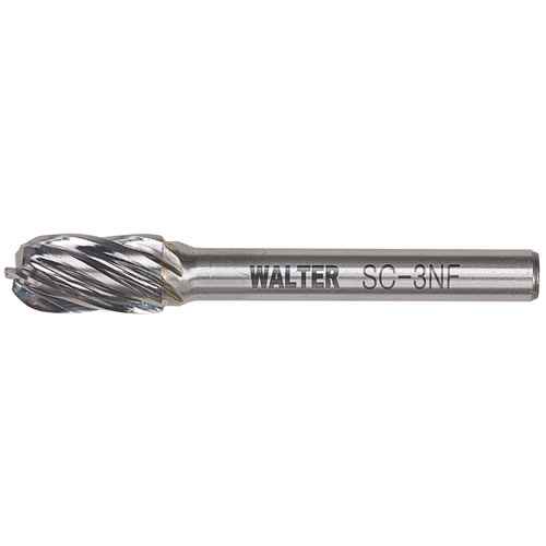 [TAV050] Double Cut Cylindrical Round Nose Carbide Burr (TAV050)
