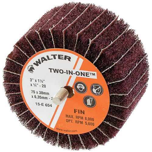 Meule à lamelles abrasives Two-In-OneMC (TAV073)