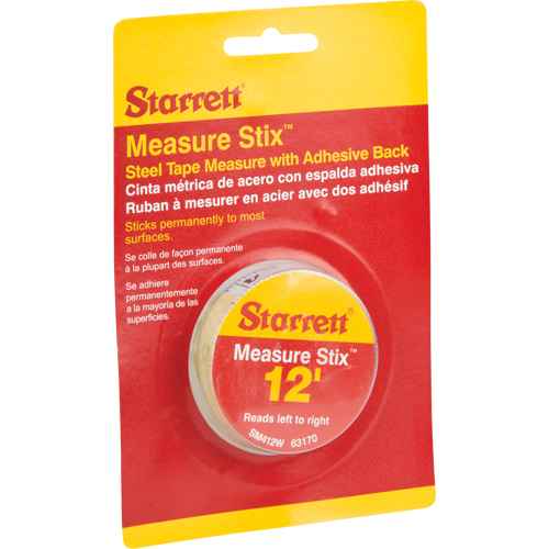 Rubans à mesurer en acier avec endos adhésif Measure Stix(MC) (TBD721)