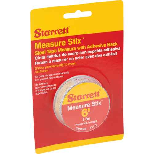 [TBD723] Rubans à mesurer en acier avec endos adhésif Measure Stix(MC) (TBD723)