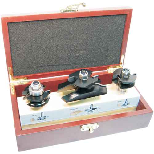 [TBO346] Jeux de fraises à doucine pour cabinets avec coupe arrière, 2 cannelures (TBO346)