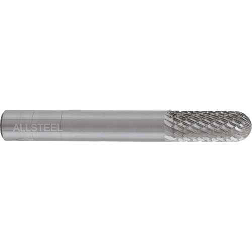 [TCR387] AllSteel™ Cylindrical Round Nose Shape Carbide Burr (TCR387)