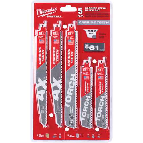 [TCR727] Sawzall® Carbide Teeth Blade Set (TCR727)