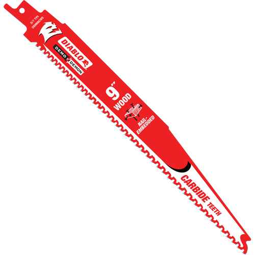 [TCT727] Demo Demon Reciprocating Saw Blade for Nail Embedded Wood Cutting (TCT727)