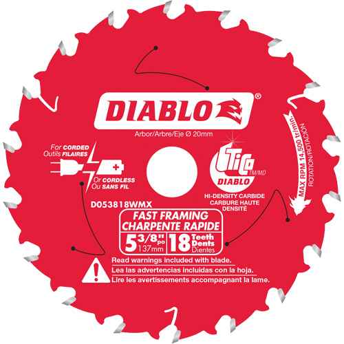 [TCT863] Lame de scie circulaire rapide pour charpente (TCT863)