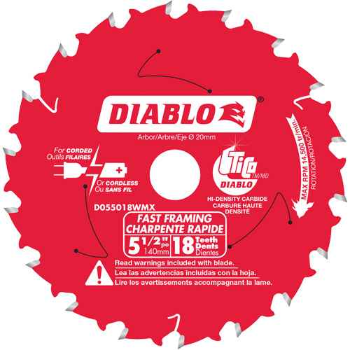 [TCT865] Lame de scie circulaire rapide pour charpente (TCT865)