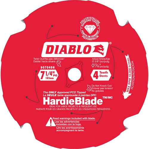 [TCT875] Lame de scie circulaire HardieBlade(MC) (TCT875)