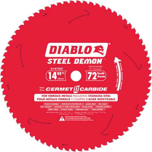 [TCT894] Lame de scie circulaire Cermet II Steel Demon(MC) (TCT894)