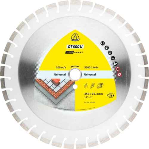 Grandes lames au diamant DT 600 U Supra (TCU524)